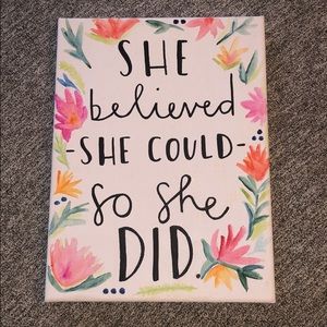 Hand Painted 9x12 Canvas